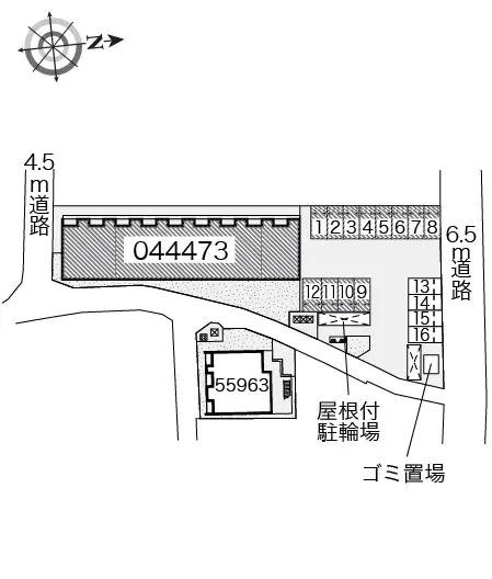 ★手数料０円★岡山市中区神下 月極駐車場